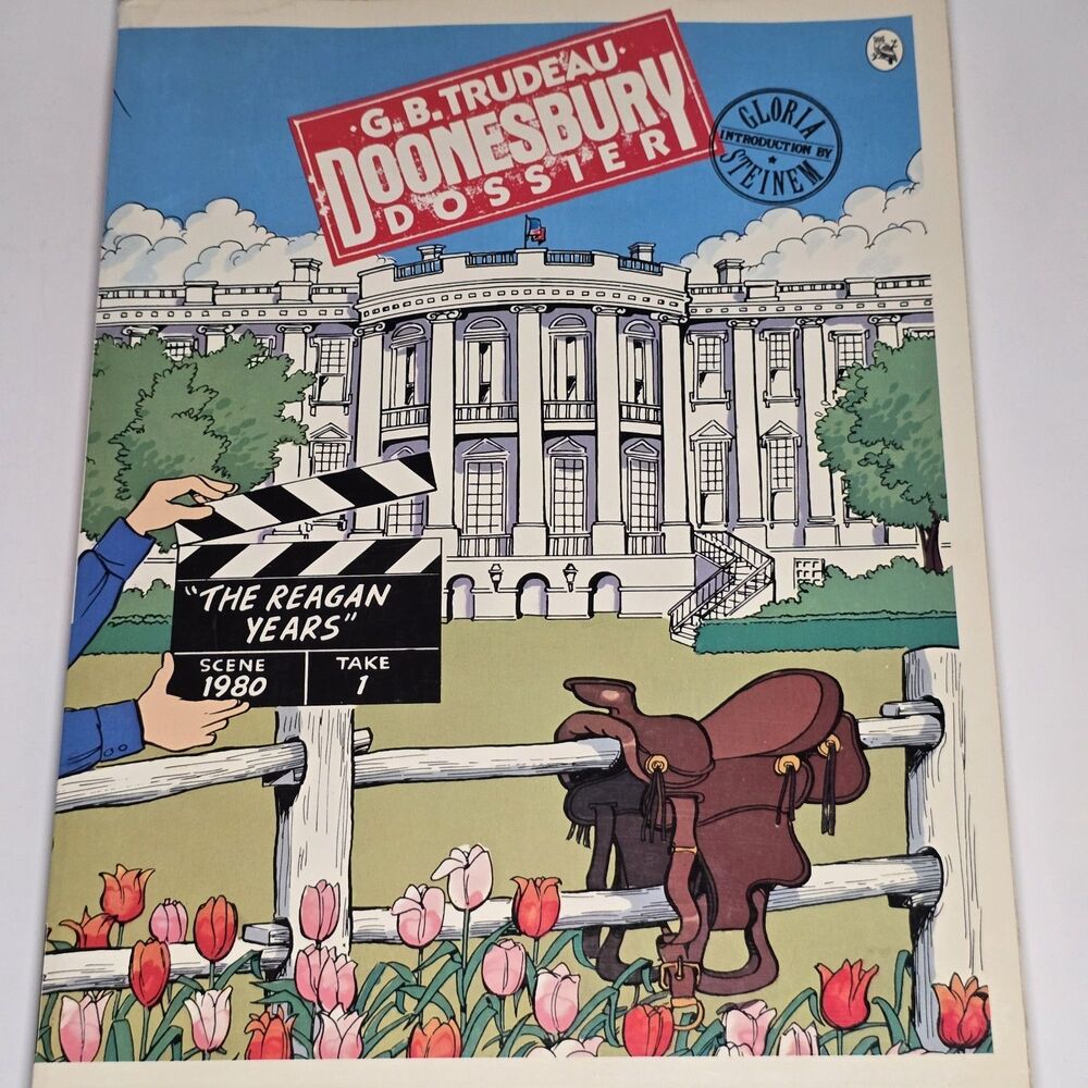 Doonesbury Dossier: The Reagan Years by G.B. Trudeau 1984 Paperback VG w/ Color